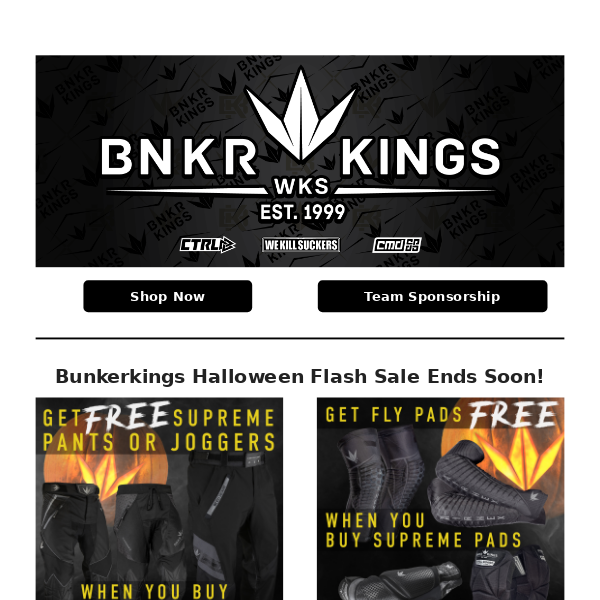 ⌛ Bunkerkings Halloween Sale Ending Soon! 🎃