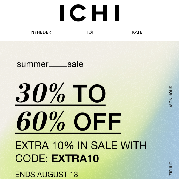 10% ekstra SALE 🔥 - ICHI