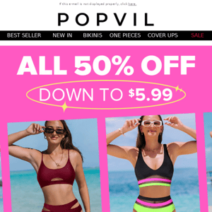 🥁Drumroll Please... ALL 50% OFF！