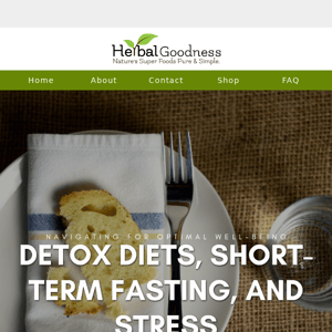 🌿Explore Health Benefits of Detox & Fasting 🌿