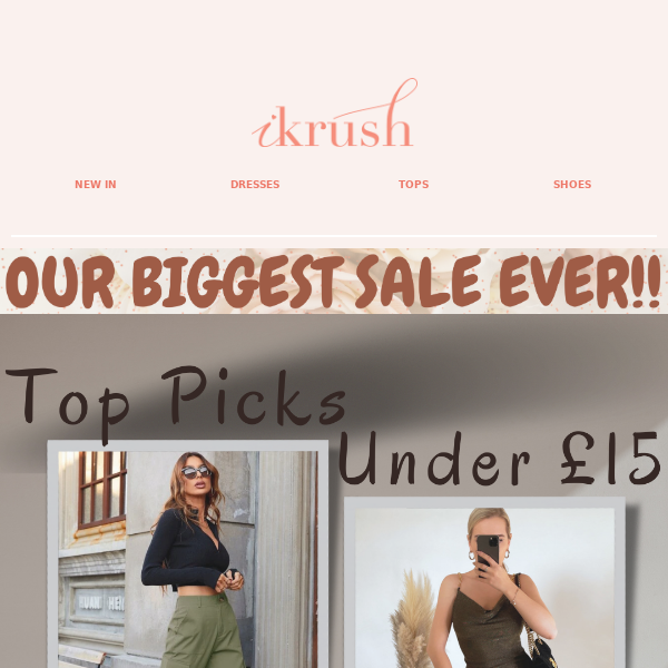 Top Picks From Our SALE!!🛍️