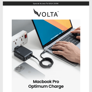 Volta Charger, you are invited to access the 200W