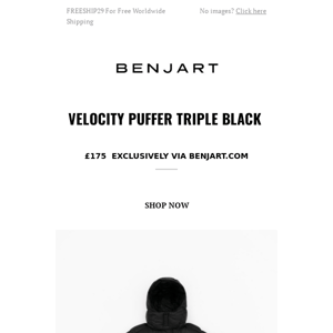 Puffer Season! Triple Black Velocity Puffer - £175 Via Benjart.com