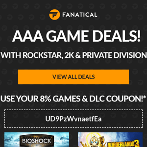 AAA game deals!