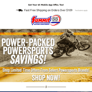 Powersports Parts Sale—Ride More, Save More!