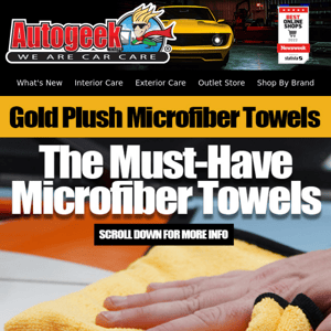 Gold Plush Towels - They're Must-Have Microfibers!