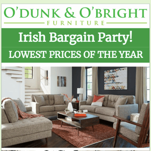 Loyal Customer, Experience the Irish Bargain Party