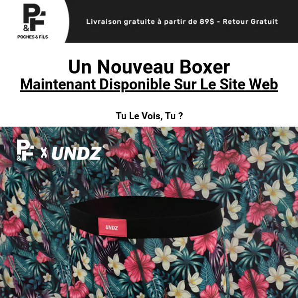 Le Boxer Le Plus Comfortable Du Québec !