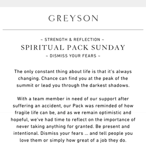 Spiritual PACK Sunday