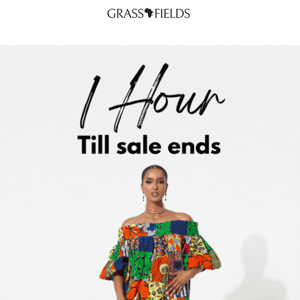 Last Chance: Sale Ends in 1 Hour! ⏰