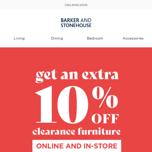 Extra 10% off Clearance + new lines added!