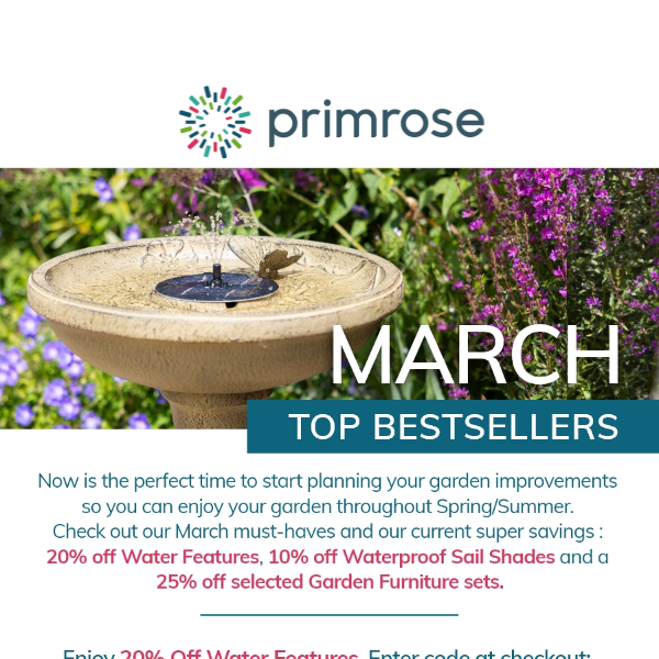 March Top Bestsellers