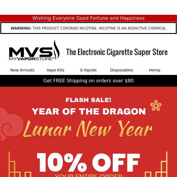 Celebrate Lunar New Year with up to 20% Off!