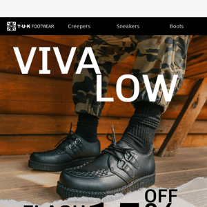 Vegan Flash Sale | Viva Low Creepers 15% Off