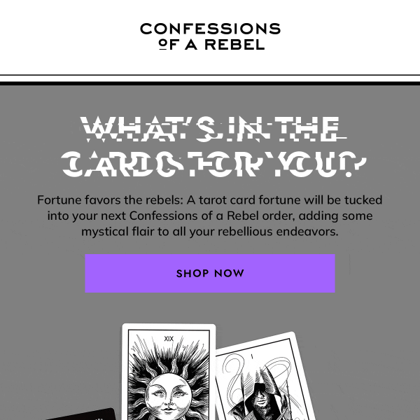 Free Tarot Card with EVERY order