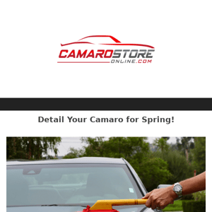 Camaro Detail Products to Prepare for Spring