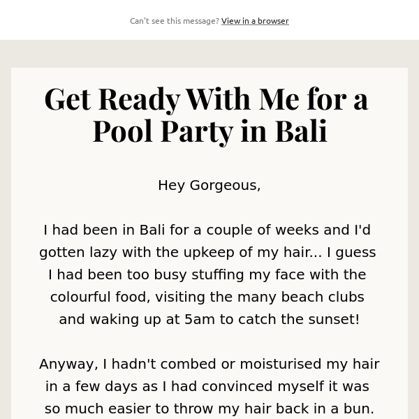 Get Ready With me for a Pool Party