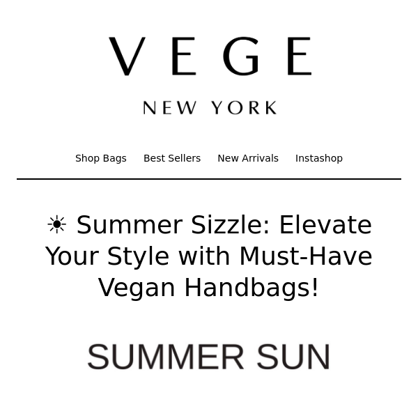 ☀️ Summer Sizzle: Elevate Your Style with Must-Have Vegan Handbags!