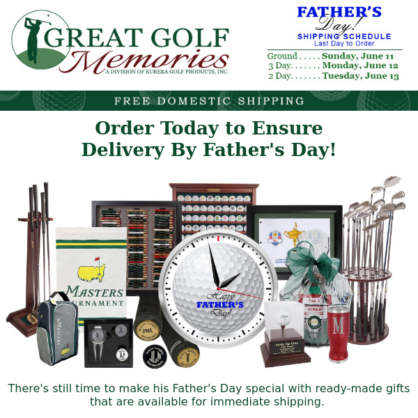 It's Not Too Late to Shop for Dad!