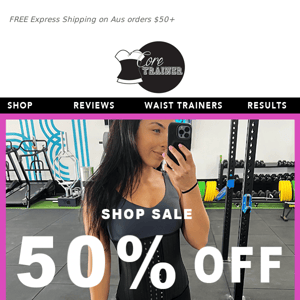 50% OFF ACTIVEWEAR 💪 | our biggest sale yet!
