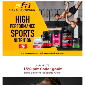 🔥15% Code: go4it 🔥 Fitness Supps - nur heute!