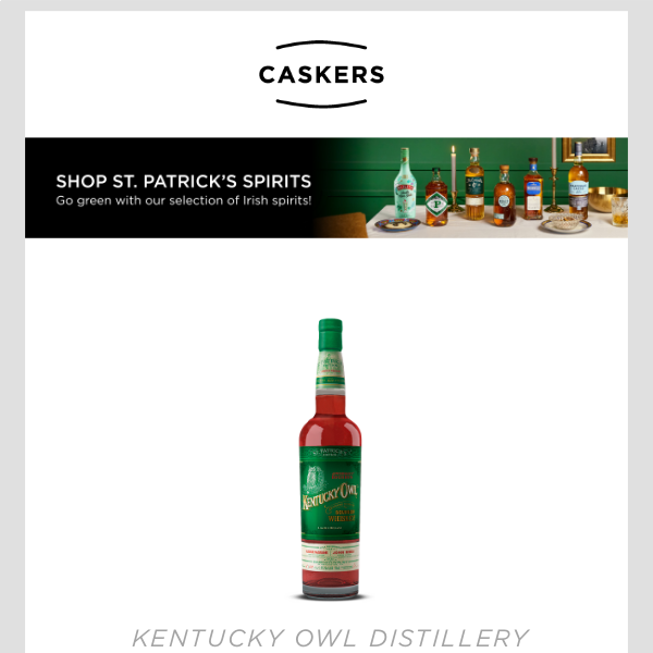 [LIMITED EDITION] Kentucky Owl Bourbon St. Patrick's Edition 🌈🥃