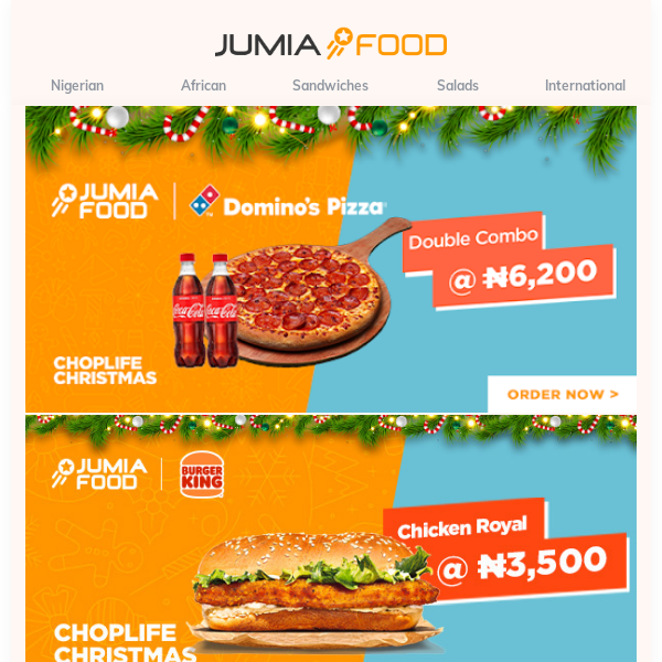 🎄Happy Holiday! Enjoy Wholesome Meals at the Most Affordable Prices.