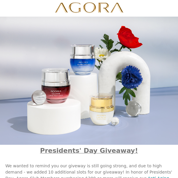 Presidents' Day Giveaway...