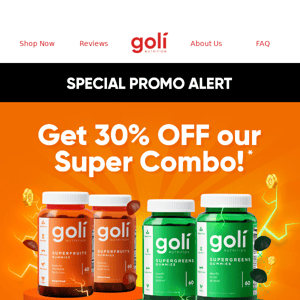 Goli fam, our SUPER COMBO is back 💚🧡