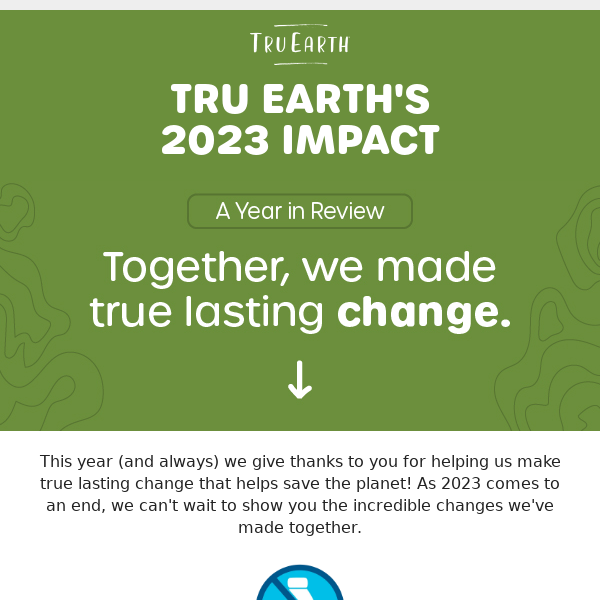 Unwrap a Year of Impact with Tru Earth 💚🌎