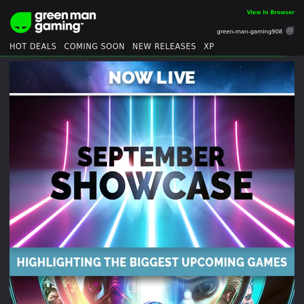 September Showcase Now Live 📢 Spotlighting Upcoming Games & Franchises