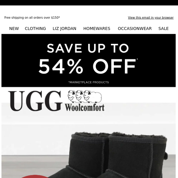 The Famous UGG Boots NOW $59*