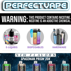 NEW $14.50 Spaceman Prism 20K Flavors & Restock