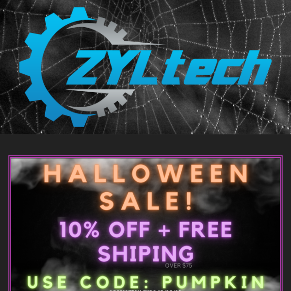 🎃 Spooky Savings Alert! Get 10% Off + Free Shipping Today!