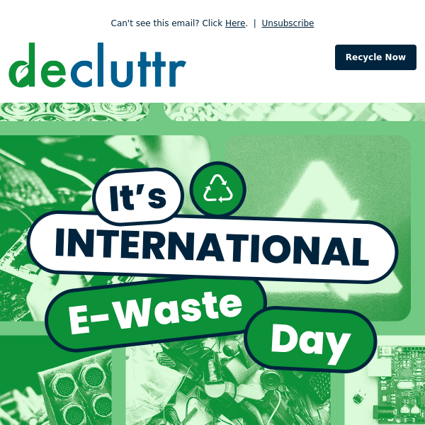 Decluttr, tech doesn’t belong in the trash! 🗑️❌