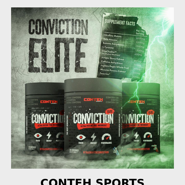 Conteh Sports Conviction Elite Restocked!
