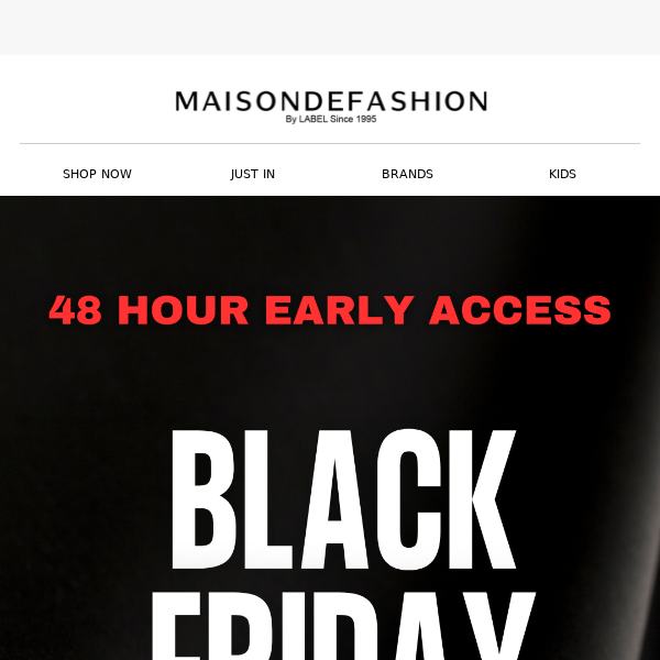 30% OFF BLACK FRIDAY LIVE