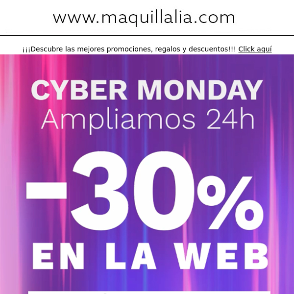 💜 Cyber Monday ¡Ampliamos promo! 💜