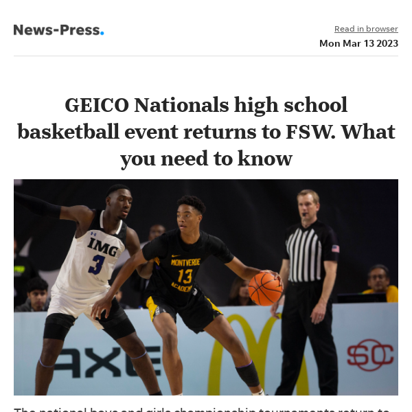 News alert: GEICO Nationals high school basketball event returns to FSW. What you need to know