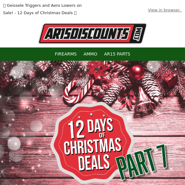 ⛄ Geissele Triggers and Aero Lowers on Sale! - 12 Days of Christmas Deals 🎄