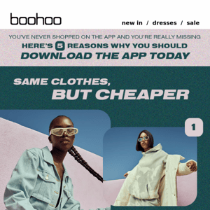 Cash Off Your First App Order Boohoo