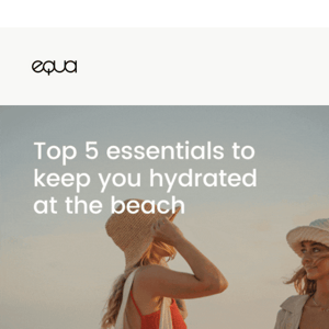 TOP 5 ESSENTIALS FOR THE BEACH 🏖️