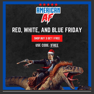 It's Red White And Blue Friday! 🇺🇸