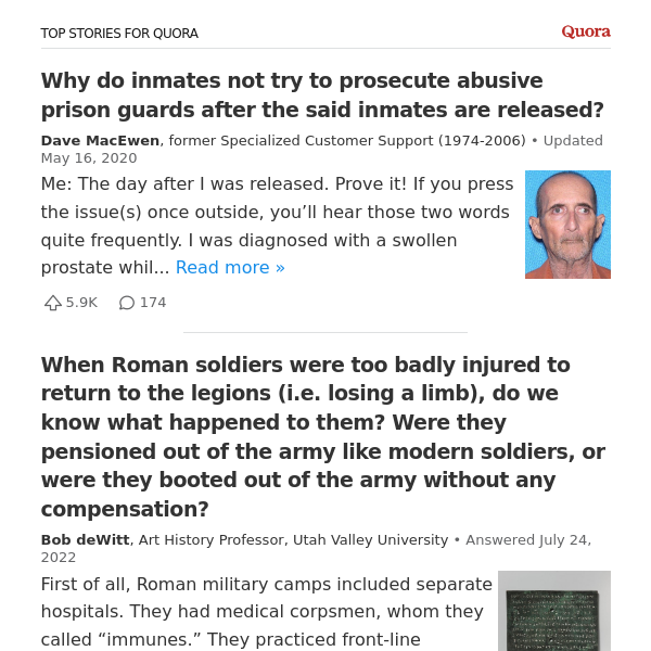 Why do inmates not try to prosecute abusive prison guards after the said inmates are ...?