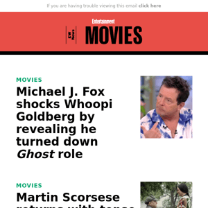 Michael J. Fox shocks Whoopi Goldberg by revealing he turned down 'Ghost' role
