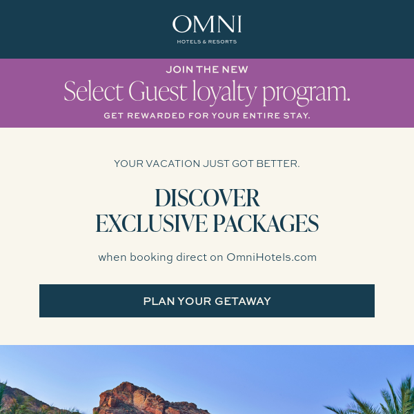 Select Guest perks are yours