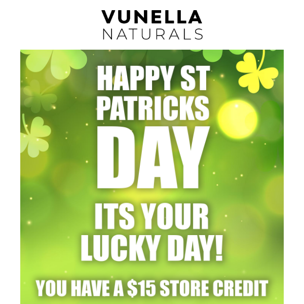 ☘️ It's your lucky day Vunella.