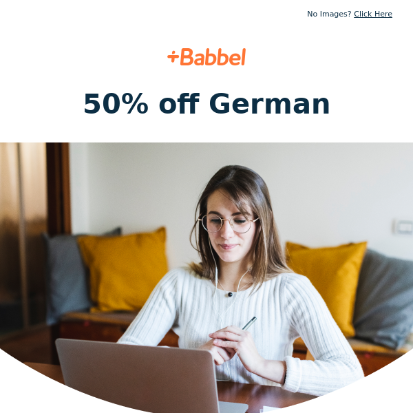 Ends tonight: 1 year of German for only US$ 41.70.