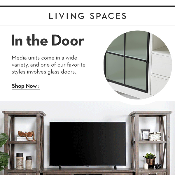 See It, Believe It: Media Units with Glass Doors 👁️