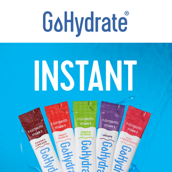 Instant Hydration with GoHydrate 🌊